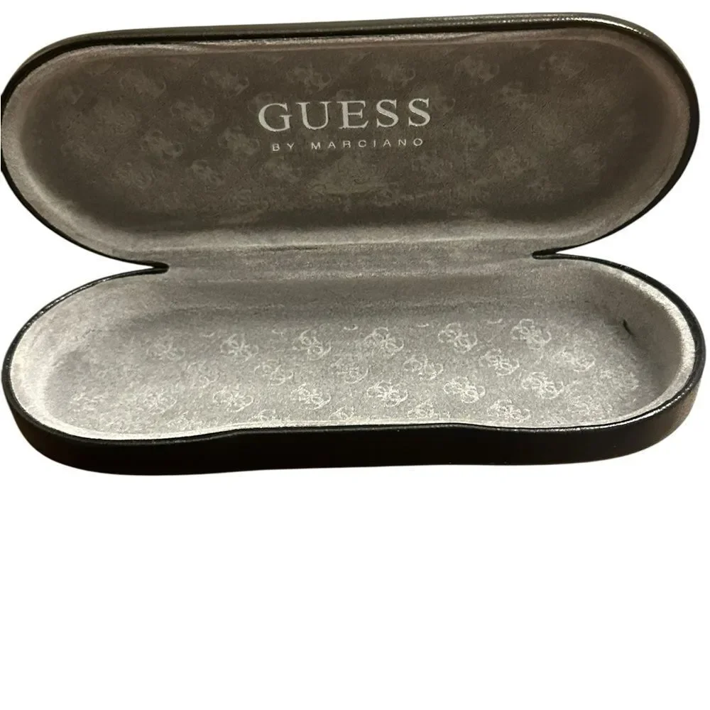 Guess By Marciano eye glass case with glasses